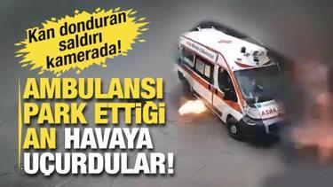 Rusya'nın herson'da ambulansı vurduğu anlar kamerada