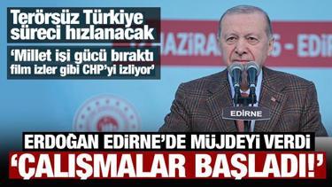 Selimiye Camii yeniden ibadete a&ccedil;ıldı: Erdoğan Edirne'de bir m&uuml;jde daha verdi