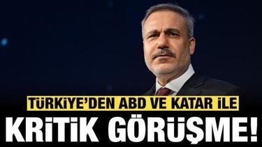 Son dakika: T&uuml;rkiye'den Katar ve ABD ile kritik g&ouml;r&uuml;şme!