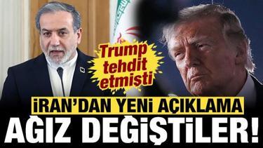 Trump'ın tehdidi sonrası İran'dan yeni a&ccedil;ıklama: Bu kez ağız değiştirdiler!