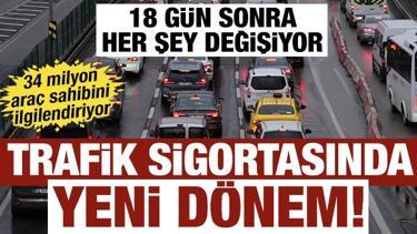 Zorunlu trafik sigortasında 1 Temmuz'da başlıyor: İşte ara&ccedil; sahiplerini bekleyenler