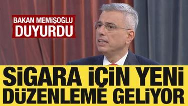 Bakan Memişoğlu duyurdu: Sigaraya yeni d&uuml;zenleme geliyor