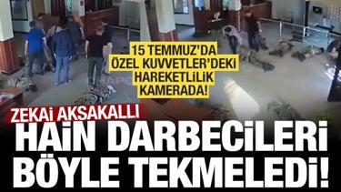 Zekai Aksakallı'nın darbecileri tekmelediği anın g&ouml;r&uuml;nt&uuml;leri ortaya &ccedil;ıktı!