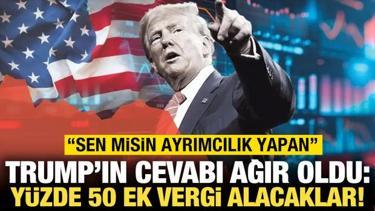 ABD resmen duyurdu: Kanada'ya y&uuml;zde 50 ek vergi!