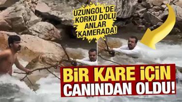 Suudi turist, fotoğraf &ccedil;ekilmek istediği derede boğuldu; o anlar kamerada