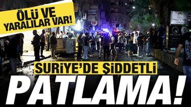 Son dakika duyurdular! Suriye'de şiddetli patlama! &Ccedil;ok sayıda &ouml;l&uuml; ve yaralı var