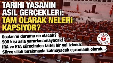 Tarihi yasanın asıl ger&ccedil;ekleri: &Ccedil;er&ccedil;eve yasa tam olarak neleri kapsıyor?
