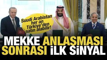 Mekke Anlaşması ardından S. Arabistan harekete ge&ccedil;ti! T&uuml;rkiye'den satın alacaklar