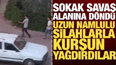 Şanlıurfa'da sokak savaş alanına d&ouml;nd&uuml;: Uzun namlulu silahlarla kurşun yağdırdılar