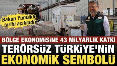 Ter&ouml;rs&uuml;z T&uuml;rkiye'nin dev adımı: B&ouml;lge ekonomisine 43 milyarlık katkı