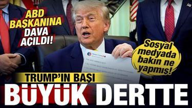Trump'ın başı b&uuml;y&uuml;k dertte: ABD Başkanına dava a&ccedil;ıldı! Sosyal medyada bakın ne yapmış