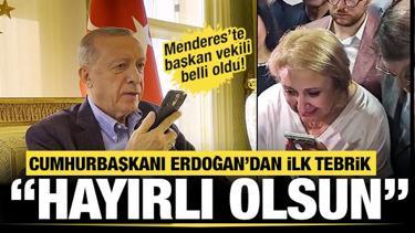 Cumhurbaşkanı Erdoğan Menderes Belediye Başkanvekili se&ccedil;ilen Asuman Şen'i tebrik etti