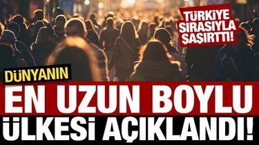 D&uuml;nyanın en uzun boylu &uuml;lkesi a&ccedil;ıklandı! T&uuml;rkiye boy ortalamasıyla ka&ccedil;ıncı sırada?