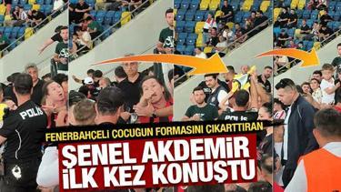 Fenerbah&ccedil;eli &ccedil;ocuğun formasını &ccedil;ıkarttıran Şenel Akdemir ilk kez konuştu