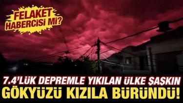 Kolombiya'da halk yine sokakta! Kızıl g&ouml;ky&uuml;z&uuml; depremin habercisi mi?