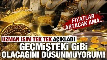 Uzmanından altın i&ccedil;in &ccedil;arpıcı tahmin! Aynı hızla y&uuml;kselmez