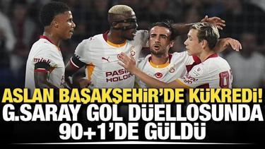 Aslan hata yapmadı! 5 goll&uuml; d&uuml;elloda Galatasaray 90+1'de g&uuml;ld&uuml;