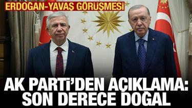 AK Parti'den Erdoğan-Yavaş g&ouml;r&uuml;şmesiyle ilgili ilk a&ccedil;ıklama