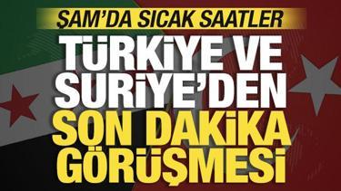 Şam'da sıcak saatler: T&uuml;rkiye ve Suriye'den son dakika g&ouml;r&uuml;şmesi