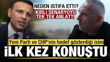 Yeni Parti ve CHP hedef g&ouml;sterdi! Ayhan Aydın konuştu! Neden istifa etti? Her şeyi anlattı