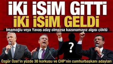 Cumhurbaşkanlığı yarışında Yavaş ve İmamoğlu devre dışı kalınca yeni isimler yerini aldı