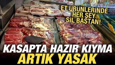 Et &uuml;r&uuml;nlerine y&ouml;nelik yeni standartlar belirlendi! Kasapta hazır kıyma d&ouml;nemi bitti