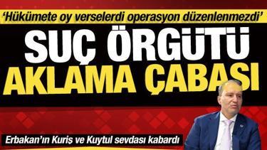 Fatih Erbakan&rsquo;dan asılsız cemaat iddiası: Operasyonlar muhalif oldukları i&ccedil;in yapılıyor