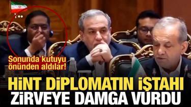 Hint diplomatın iştahı zirveye damga vurdu, sonunda kutuyu &ouml;n&uuml;nden aldılar!