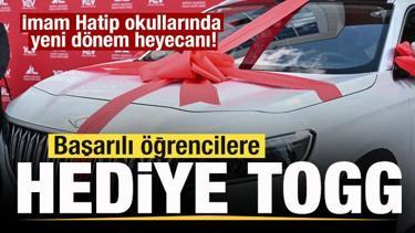 İmam Hatip okullarında yeni d&ouml;nem heyecanı! Sıfır kilometre otomobil hediye edildi