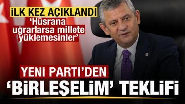 İsim krizi b&uuml;y&uuml;yor! İlk kez a&ccedil;ıklandı! Yeni Parti'den 'Birleşelim' teklifi