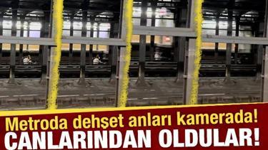 New york metrosunda dehşet anları: Arkadaşını kurtarmak isterken can verdi