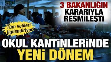 Okul kantinlerinde yasak resmileşti: 3 Bakanlık kararıyla t&uuml;m&uuml;yle kaldırıldı!
