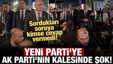 Yeni Parti'ye Konya ziyaretinde b&uuml;y&uuml;k şok! Sorularına kimse cevap vermedi... 