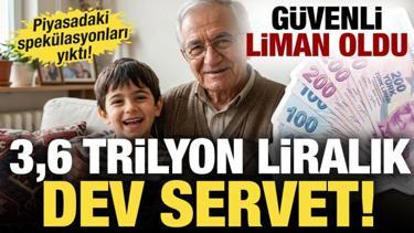 3,6 trilyon liralık dev servet! Piyasadaki spek&uuml;lasyonları yıktı! G&uuml;venli liman oldu