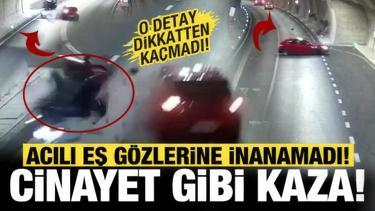Bursa'da cinayet gibi kaza! Eşinin &ouml;ld&uuml;ğ&uuml; kaza anını izleyen eş sinir krizi ge&ccedil;irdi
