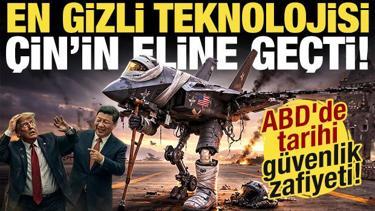 ABD'de tarihi g&uuml;venlik zafiyeti! Gizli F-35 par&ccedil;aları &Ccedil;in'in eline ge&ccedil;ti!