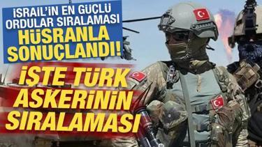 İsrail basınından &ccedil;arpıcı itiraf: T&uuml;rkiye b&ouml;lgenin tartışmasız en g&uuml;&ccedil;l&uuml; ordusu oldu