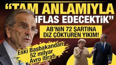 Yunan'ı ipten alan 52 milyar Avro. Eski Başbakan Samaras: Tam anlamıyla iflas edecektik