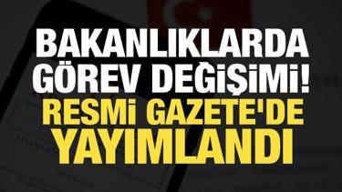 Hazine ve Maliye Bakanlığında yeni atama! Resmi Gazete'de yayımlandı 