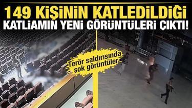 Moskova'da 149 kişinin &ouml;ld&uuml;ğ&uuml; konser salonu katliamının yeni g&ouml;r&uuml;nt&uuml;leri ortaya &ccedil;ıktı!