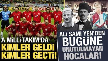 A Milli Takım'da kimler geldi, kimler ge&ccedil;ti! İşte ge&ccedil;mişten bug&uuml;ne t&uuml;m hocalar