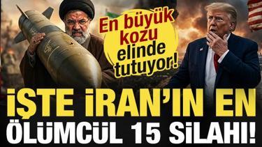 En b&uuml;y&uuml;k kozu elinde tutuyor! İşte İran'ın en &ouml;l&uuml;mc&uuml;l 15 silahı!