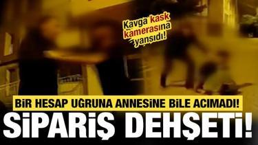 Sıradan bir alışverişte kan aktı!  G&ouml;r&uuml;nt&uuml;ler kan dondurdu...