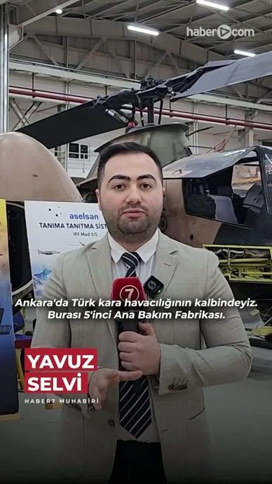 Bu fabrikada helikopterler yeniden doğuyor!