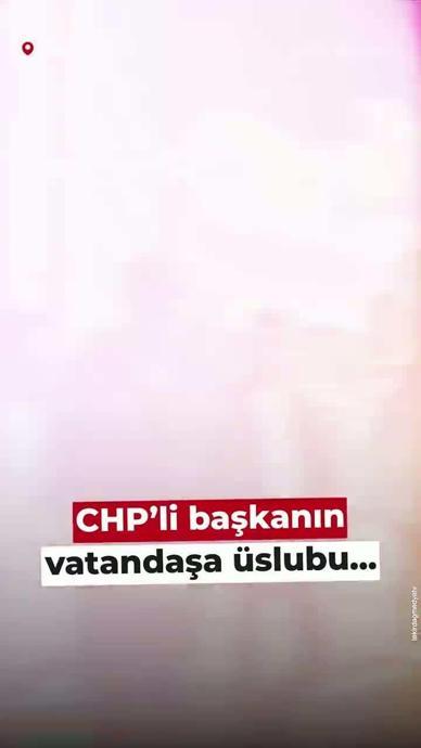 CHP'li başkanın tavrı tepki &ccedil;ekti!