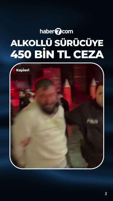 Alkoll&uuml; s&uuml;r&uuml;c&uuml;ye 450 bin TL ceza!