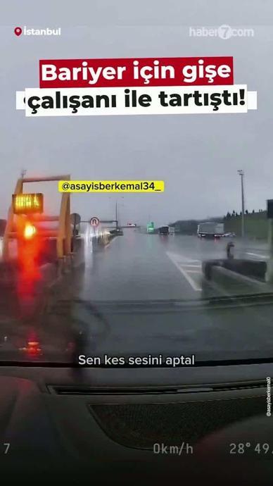 Gişe &ccedil;alışanıyla kavga etti!