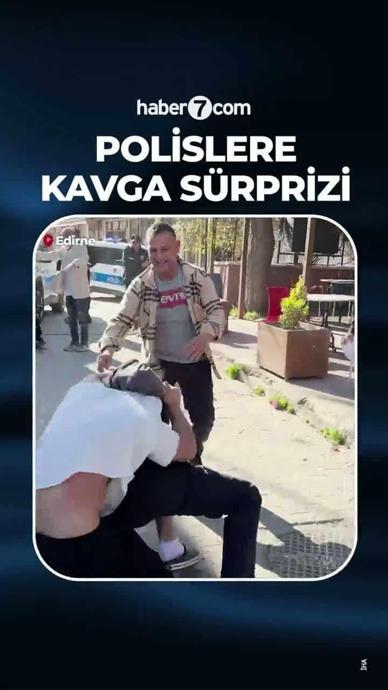 Polise davul zurnalı kavga s&uuml;rprizi!