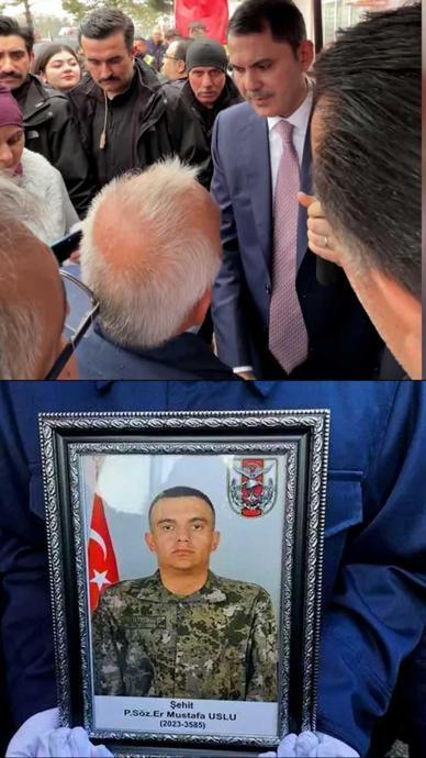 Şehit babasından Bakan Kurum'a teşekk&uuml;r