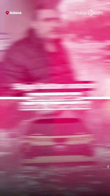 Suya batan aracından botla kurtarıldı!